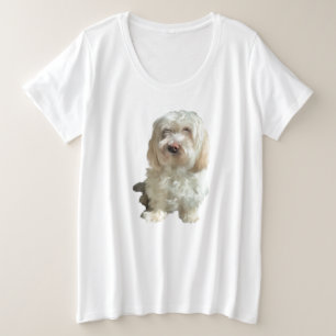 Ladys' Plus Größe Tee Shirt Havanese Hund