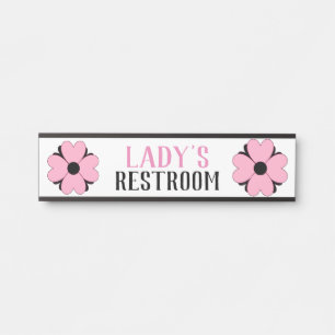 Lady's Restroom hängend Türschild Namensplatte