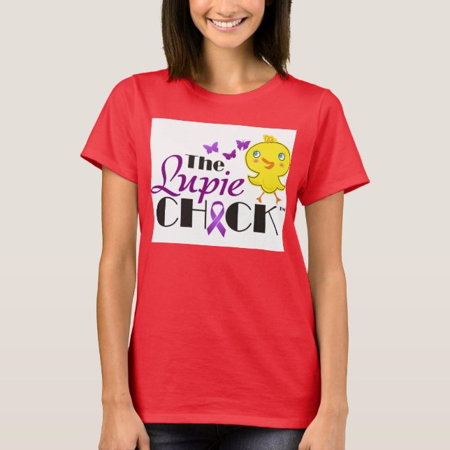 Ladys Ringer Lupie Chick T - Shirt (Vorderseite)
