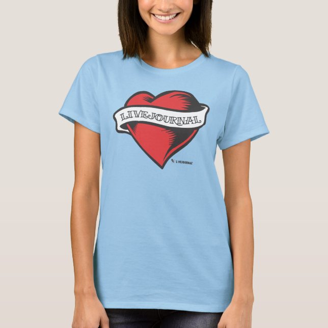 Ladys Ringer T's (LiveJournal Tattoo) T-Shirt (Vorderseite)