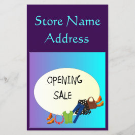 Ladys Shop Eröffnungsverkauf> Flyer