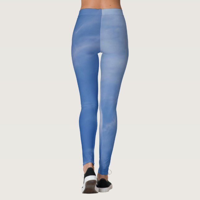 Ladys Sporty Chic Acwear Blue Sky Leggings (Rückseite)