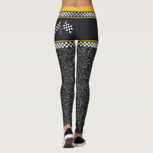 Ladys Starten Sie Ihre Motor Pop Mode Leggings