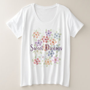 Ladys Sweet Dreams Flower Shirt