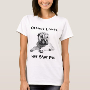 Ladys T - Shirt - Granny Lieben Ihr Shar Pei