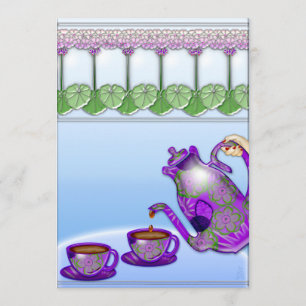 Ladys Tea Party (individuelle Einladung) Einladung