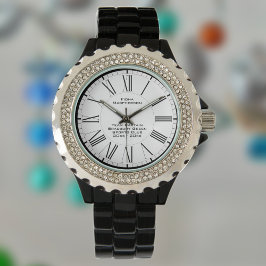 Ladys Team Captain Personalisiert Watch Armbanduhr