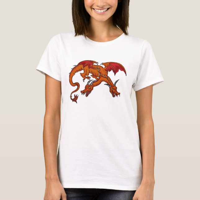 Ladys Two Dragon Shirt (Vorderseite)