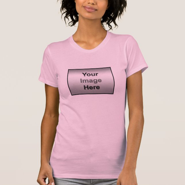 Ladys Twofer Sheer T-Shirt (Vorderseite)