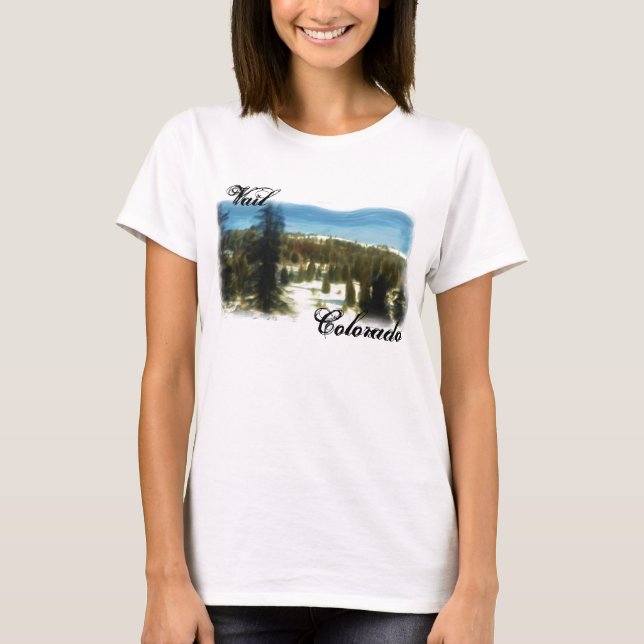Ladys Vail Aquarell Shirt (Vorderseite)