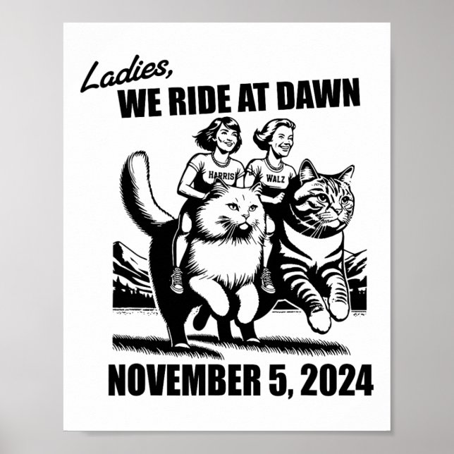 Ladys we ride bei Dawn Harris Wheimer 2024 Preside Poster (Vorne)