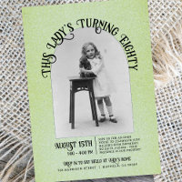 Lady's Wning Achtzig Geburtstag Open House
