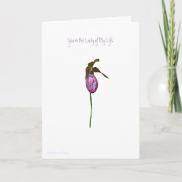 LadySlipper: Du bist die Lady meines Lebens - Vale Feiertagskarte