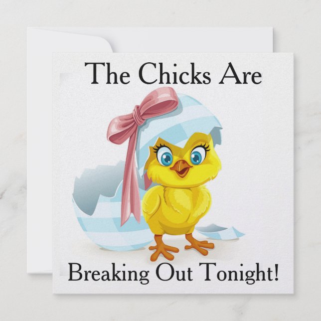 Ladys'Night Spaß / Junggeselinnen-Abschied - SRF Einladung (Vorderseite)