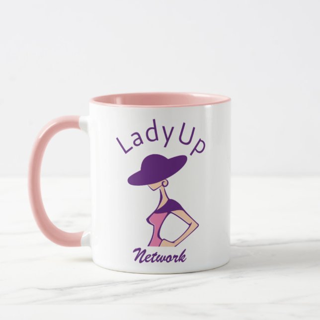LadyUp-Tasse-Logo Tasse (Links)