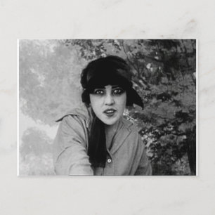 Ladyvampir Postkarte