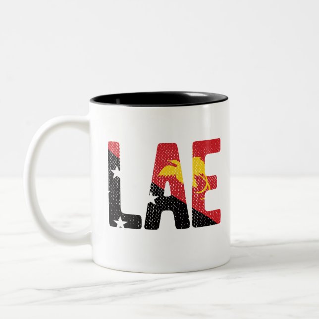 Lae mit Papua-Neuer Guinea Zweifarbige Tasse (Links)