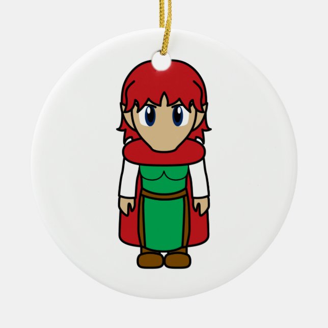 Laekinn und Iorekua Keramik Ornament (Vorne)