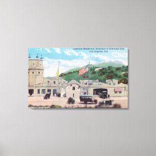 Laemle Boulevard Aussicht auf die Universelle Stad Leinwanddruck