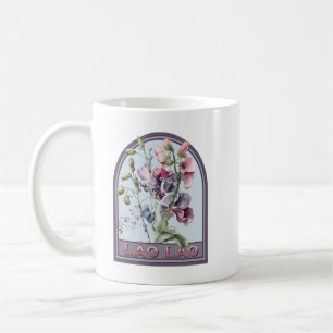 Læo lao Vintag Floral Großmutter Kaffeetasse