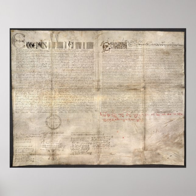 Laetentur Caeli: Bulla Unionis Graecorum Poster (Vorne)