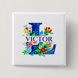 LAFALAISE VICTOR Knopf im Quadrat-Stil Nr. 350809 Button