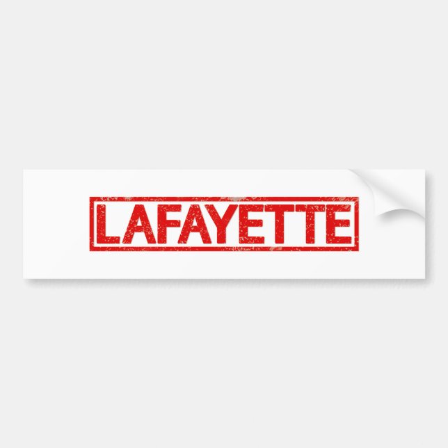 Lafayette-Briefmarke Autoaufkleber (Vorne)