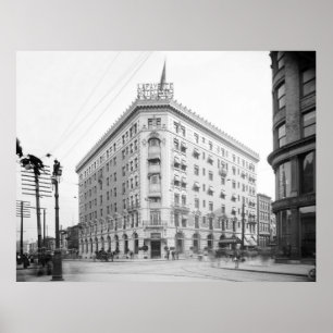 Lafayette Hotel, Buffalo, N.Y.: 1906 Poster