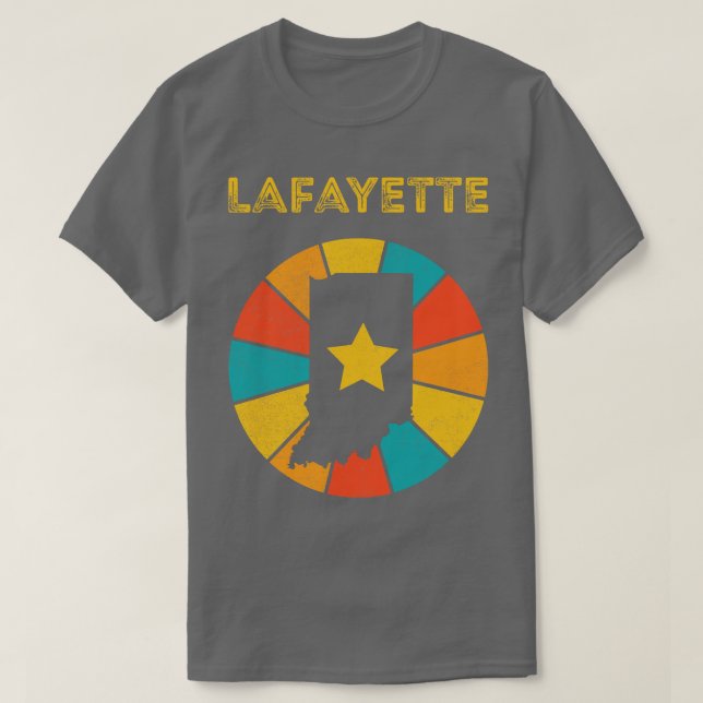Lafayette Indiana Vintag Distressed Souvenir 1 T-Shirt (Design vorne)