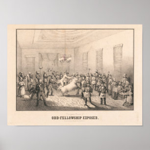 Lafayette Lodge - Odd Fellows Plakat