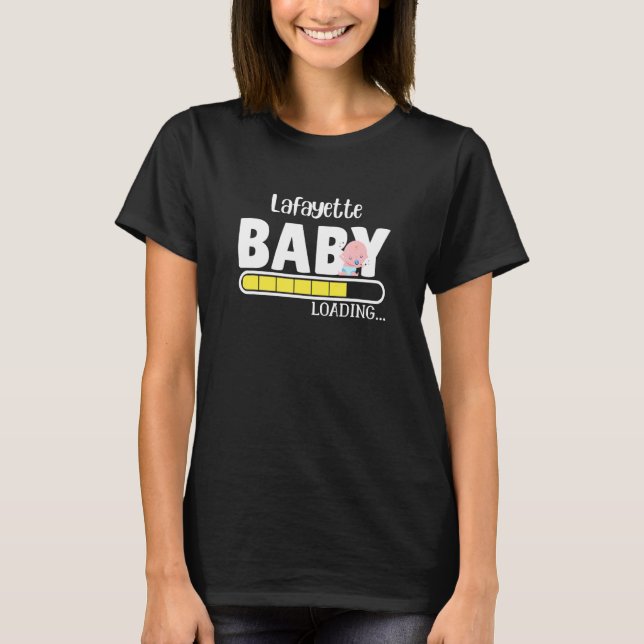 Lafayette Native Pride Funny Staat Kinderpartei Ma T-Shirt (Vorderseite)