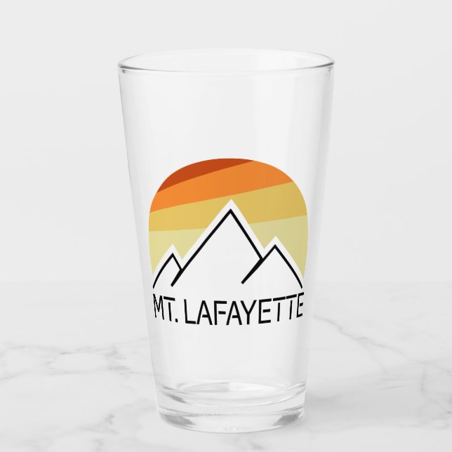 Lafayette New Hampshire Retro Glas (Vorderseite)
