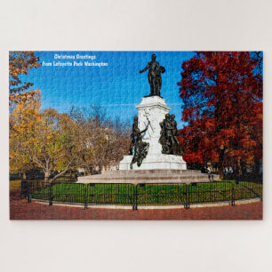 Lafayette Park Washington DC. Jigsaw Puzzle
