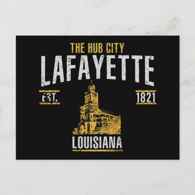 Lafayette Postkarte (Vorderseite)