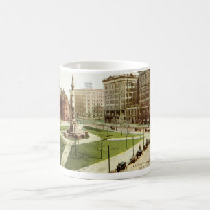 Lafayette Square Buffalo NY 1915 vintage Tasse