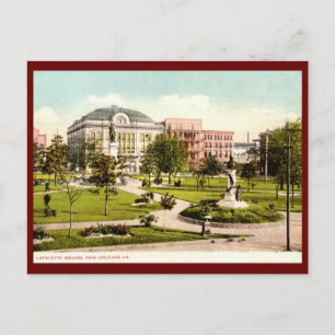 Lafayette Square, New Orleans 1907 Vintag Postkarte