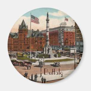 Lafayette Square Vintag Buffalo Magnet