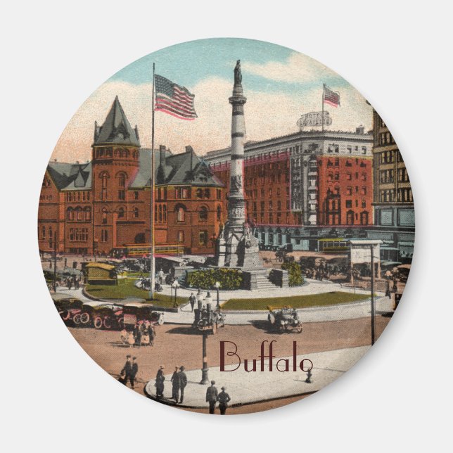 Lafayette Square Vintag Buffalo Magnet (Vorne)