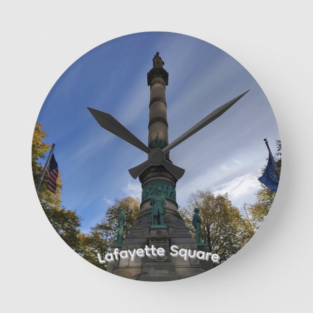 Lafayette Square Wanduhr (Vorderseite)