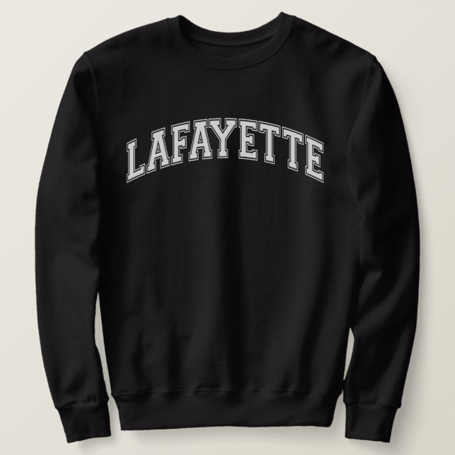 LAFAYETTE University Style America Uni Sweatshirt (Design vorne)