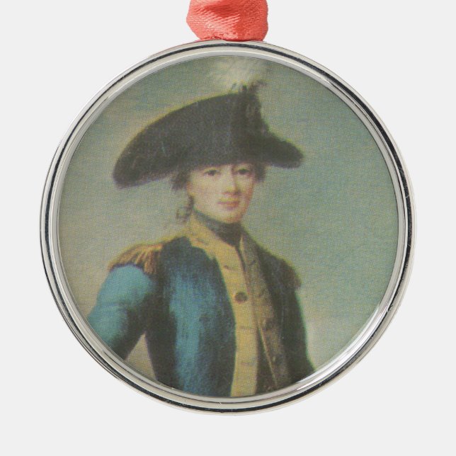 Lafayette-Verzierung Ornament Aus Metall (Vorne)