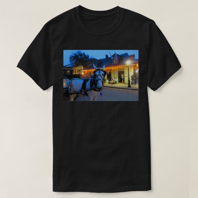 Lafittes Blacksmith Shop und Bar New Orleans Club T-Shirt (Design vorne)