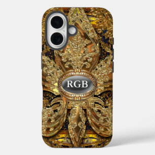 Lafleurette Monogram Elegant Girl iPhone 16 Hülle