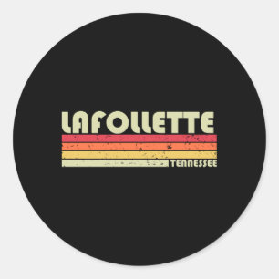 Lafollette Tn Tennessee Lustiges Stadt Zuhause Roo Runder Aufkleber