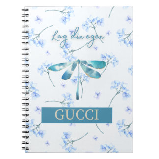 Lag din egen Gucci: Spiral Journal Anteckningsbok  Notizblock