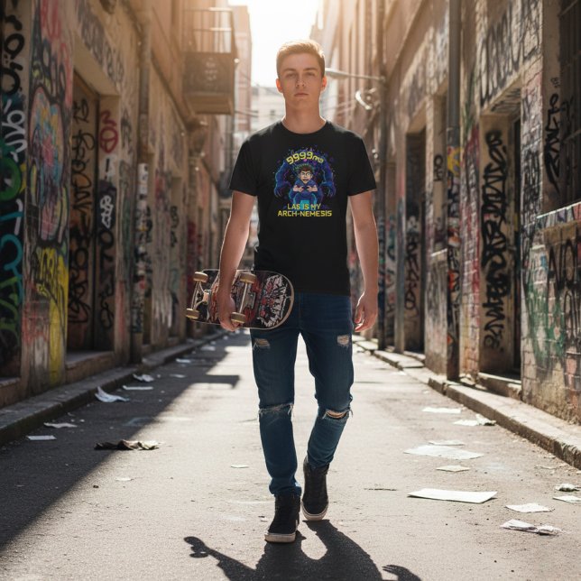 Lag Is My Arch-Nemesis Funny Gamer T-Shirt (Von Creator hochgeladen)