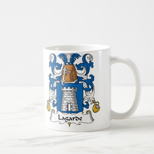 Lagarde Familienwappen Tasse (Rechts)