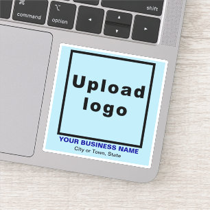 Lage am hellblauen Platz Vinyl Aufkleber