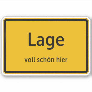 Lage Aufkleber Sticker Autoaufkleber