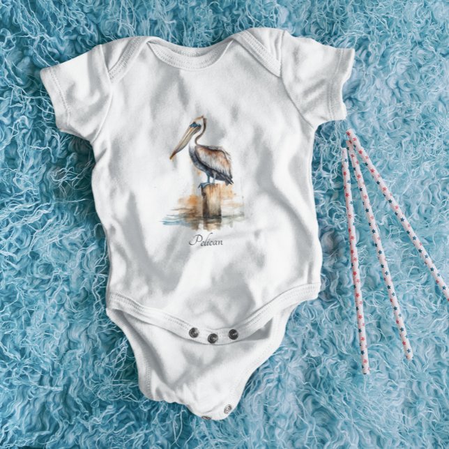 Lage des Pelikans Baby Strampler (Von Creator hochgeladen)